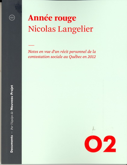 année rouge couverture de livre