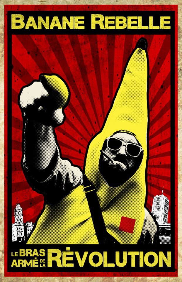 banane rebelle bras armé de la révolution