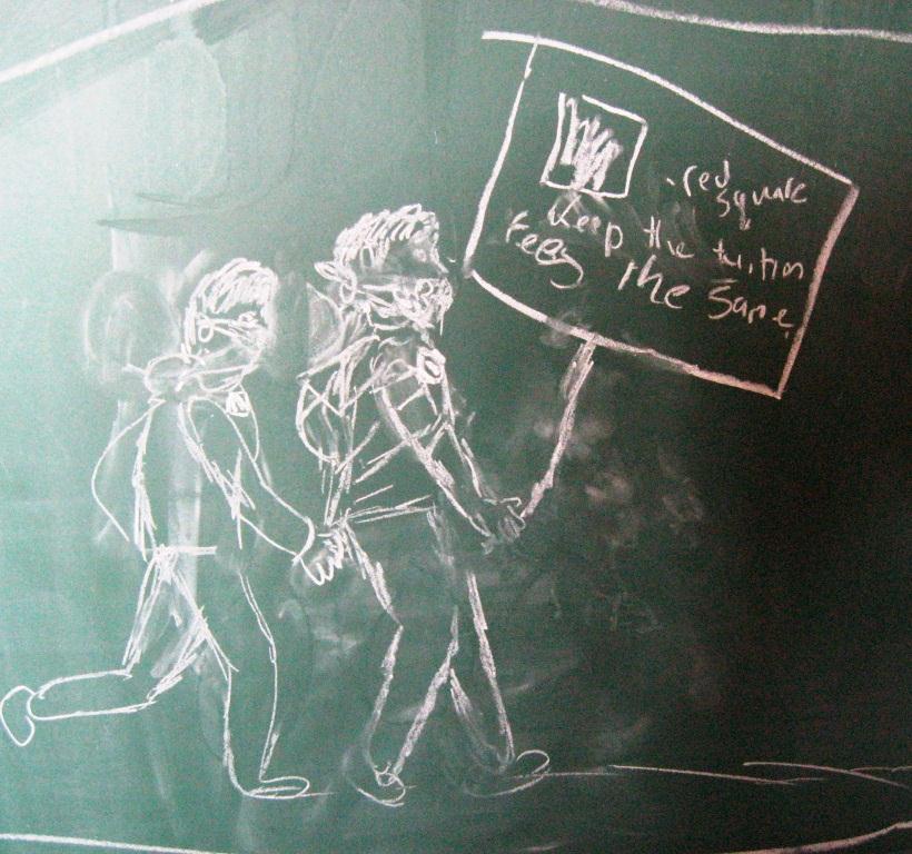 chalkboard strike 2012