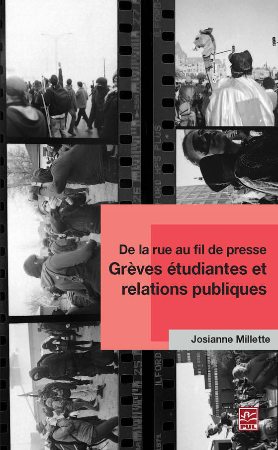 grève étudiante et relations publiques couverture du livre