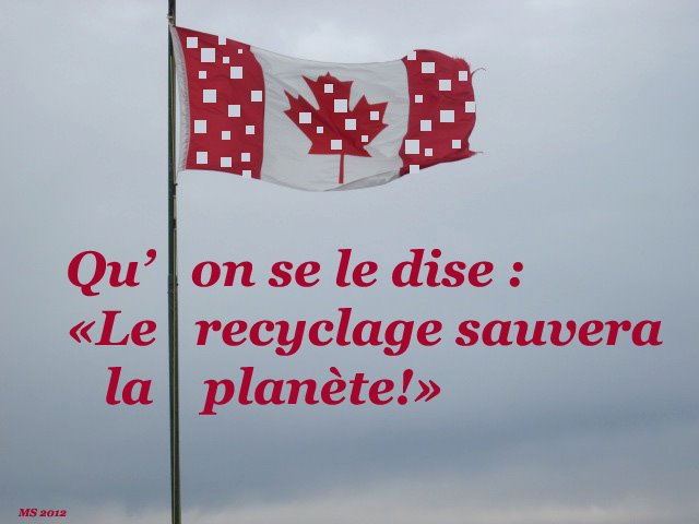 recyclage_drapeau_michelle_soucy